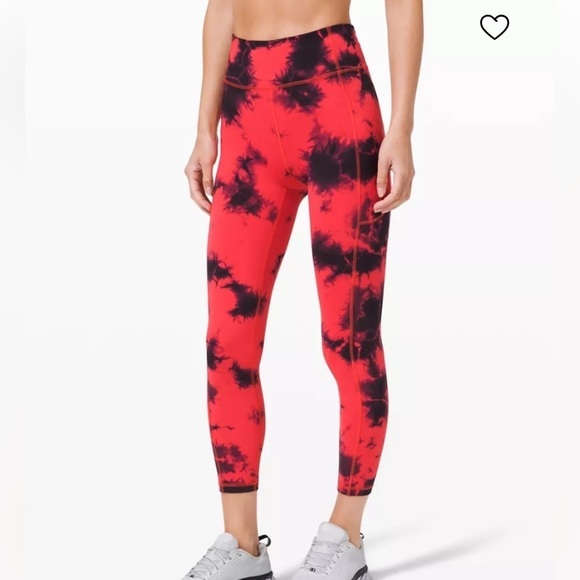 Lululemon Invigorate HR Tight 25" – Red/Black – Size 2 - Picture 12 of 12